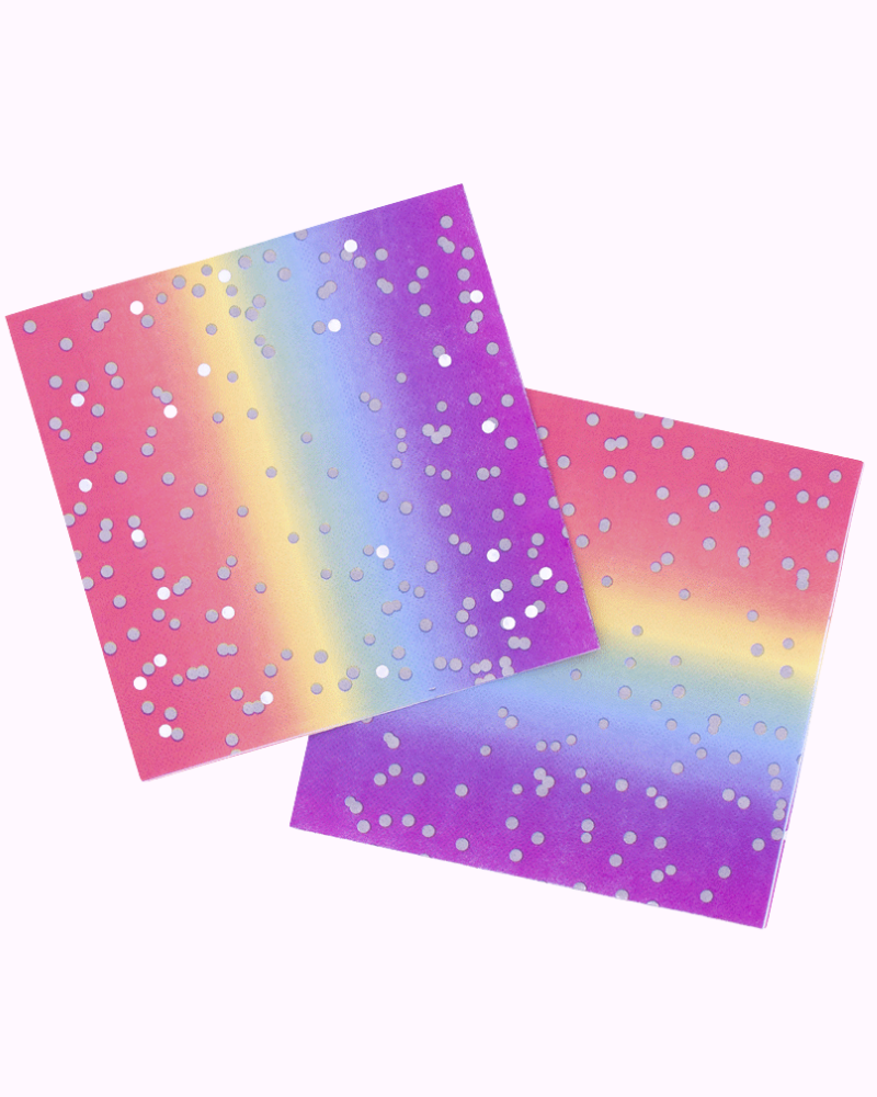 [ABC15931] Serviettes Arc-en-ciel