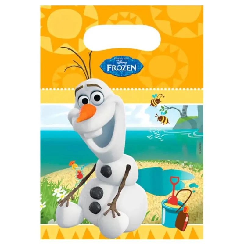 6 sachets de fêtes Olaf