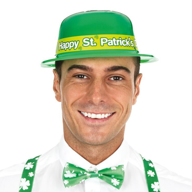 Chapeau en plastique "Happy St.Patrick's Day"