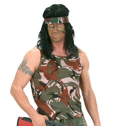 [WID2609A] Débardeur camouflage de soldat pour homme