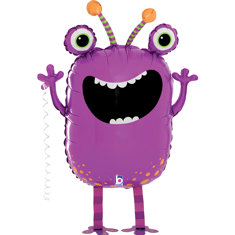 [ABCG18105] Walking Balloon Alien Violett 68 cm