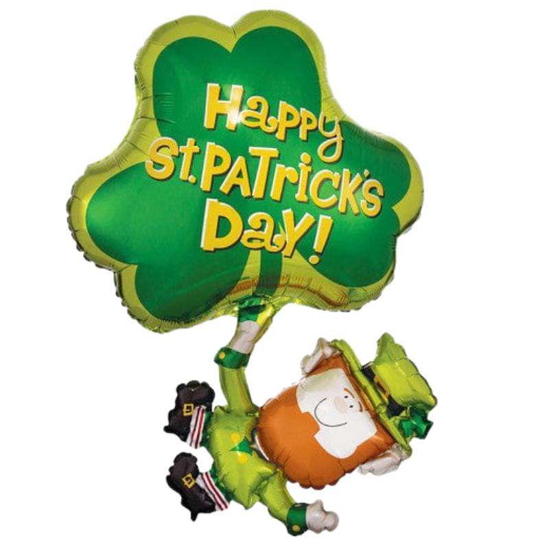 [AMS27662] Ballon lutin et trèfle de la Saint Patrick