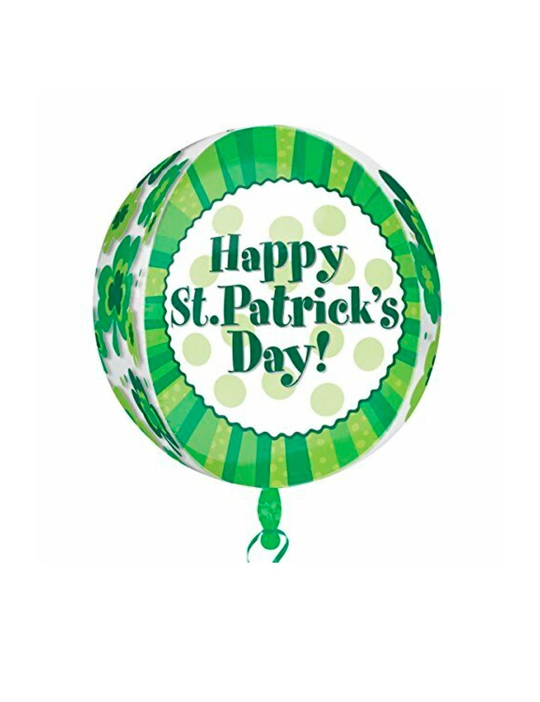 Ballon Sphère "Happy St Patrick's Day" 43 cm