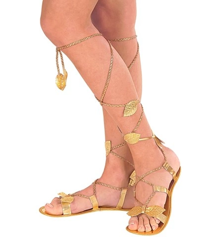 [WID1830G] Goldene Sandalen im antiken Stil