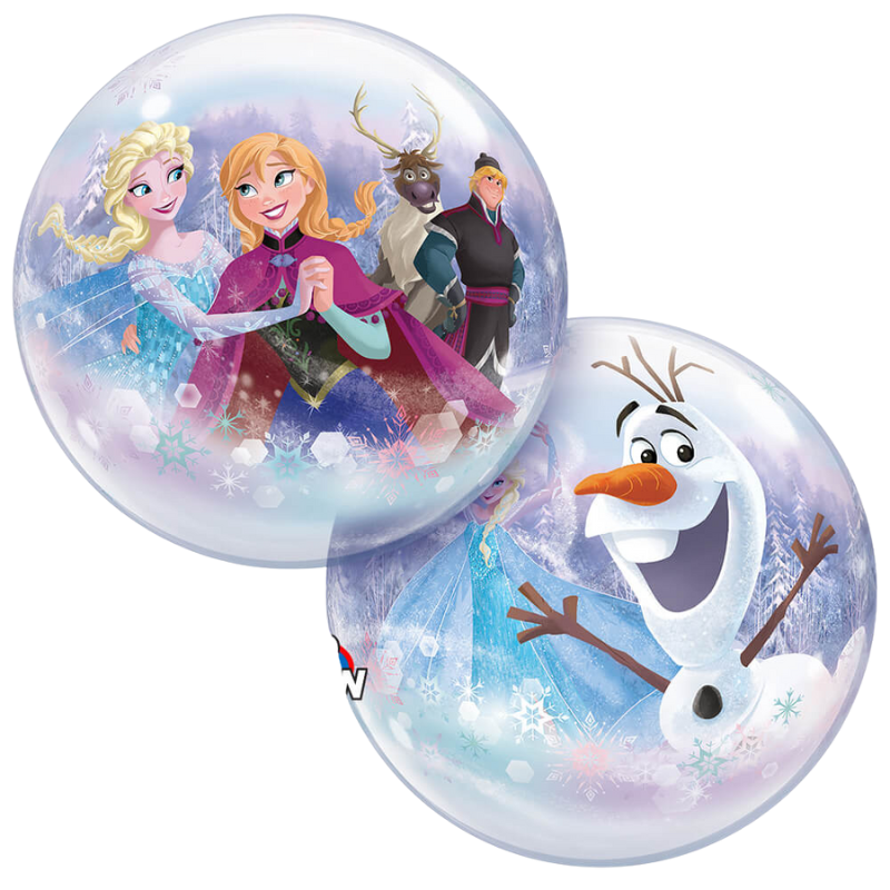 Ballon Bubble Reine des Neiges  22"/56 cm