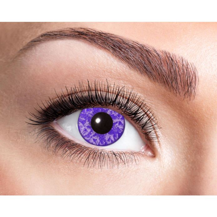 Purple Gothic UV Contact Lenses