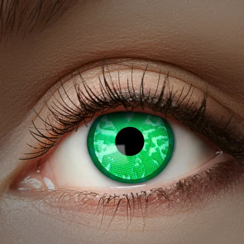 [ZOE84027541.465.000] Green Gothic UV Contact Lenses - 12 Months