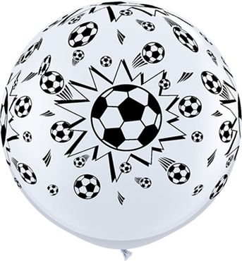 3' Foot balls Soccer White (2 PCS)