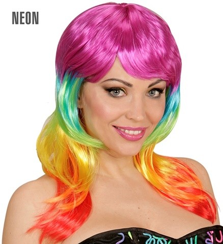 Perruque Arc-en-ciel fashion