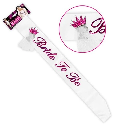 [WID09688] Satin-Schärpe Bride to Be