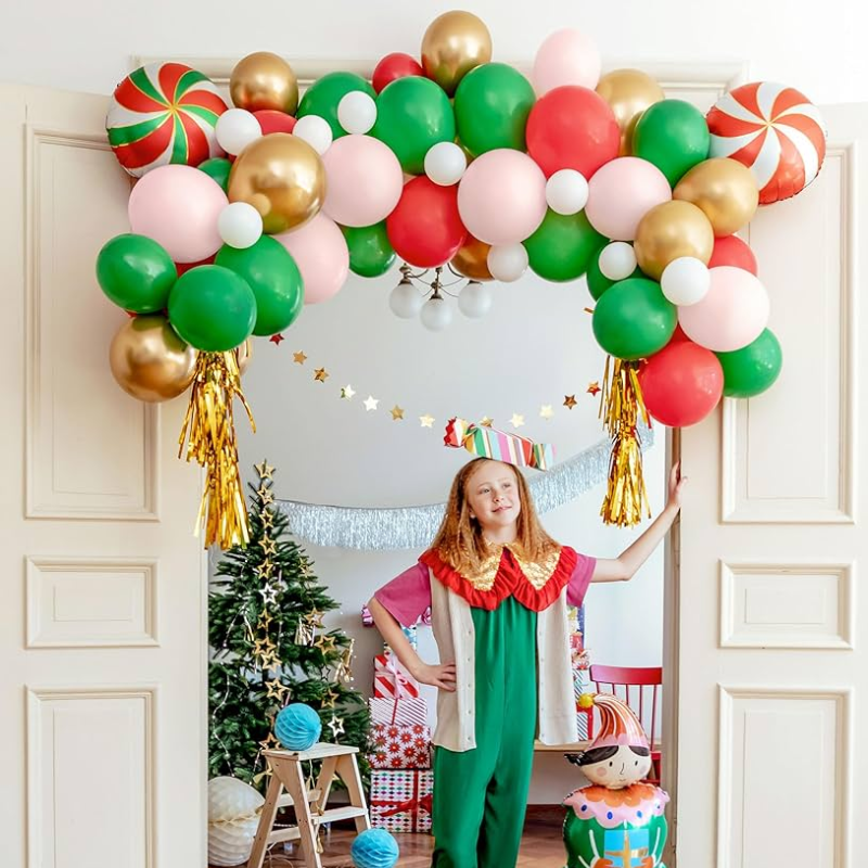 Kit DIY Guirlande de ballons bonbons - Noël