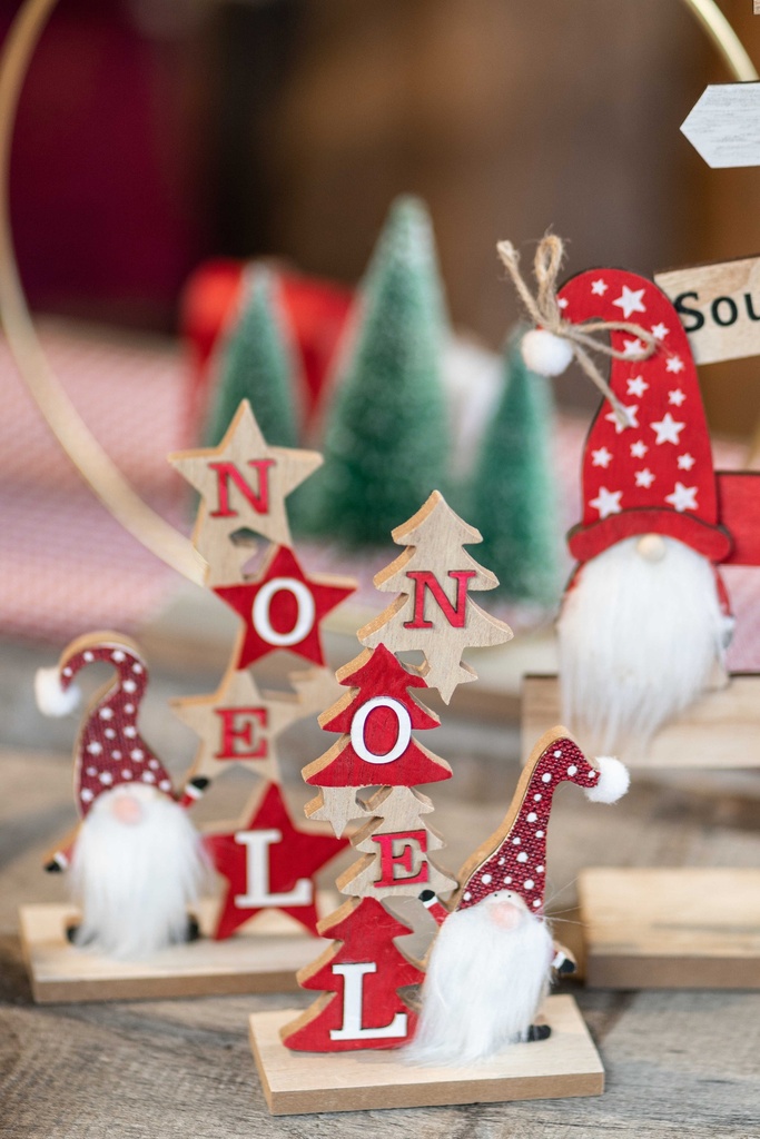 Décoration en bois Gnome