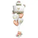 Ballon gâteau de mariage 104 cm