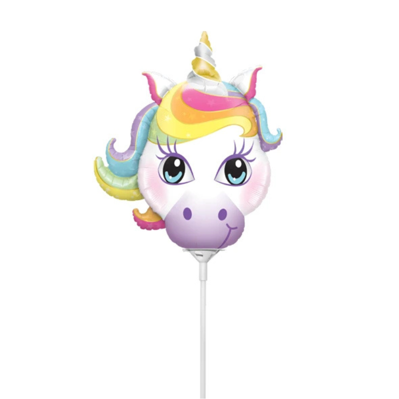 [ABC58025] Ballon tige Licorne 35 cm