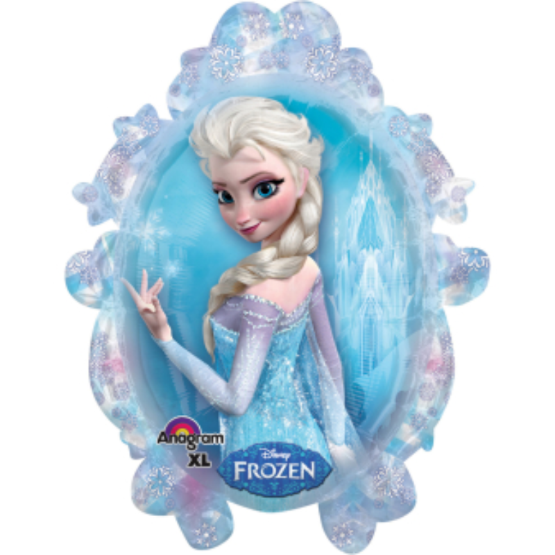 Ballon aluminium miroir Frozen 78 cm
