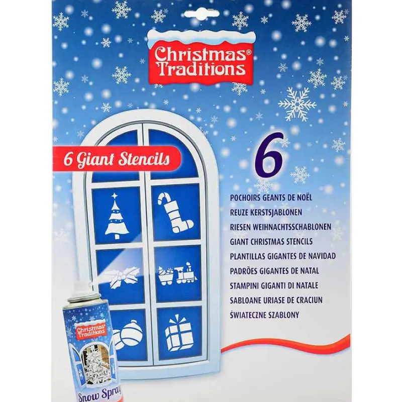 Pochoirs géants de noël