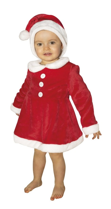 [PCL88431] Mrs Claus Costume for Girls