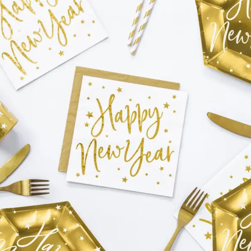 [PARSP33-81-008-019ME] Serviettes Happy New Year