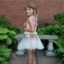 Set Papillon sequin doré