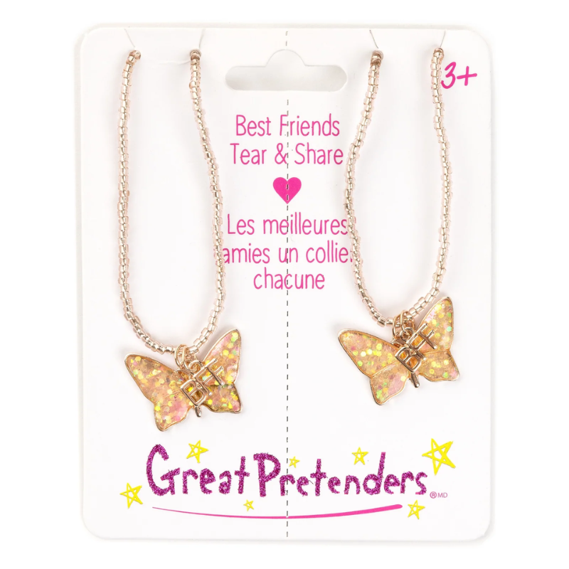 Collier - BFF Butterfly Share & Tear pink