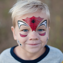 Autocollant visage - Araignée