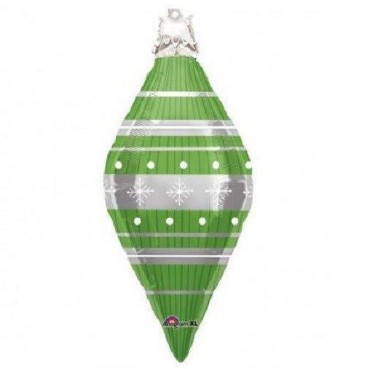 Ballon boule de Noël verte 94 cm