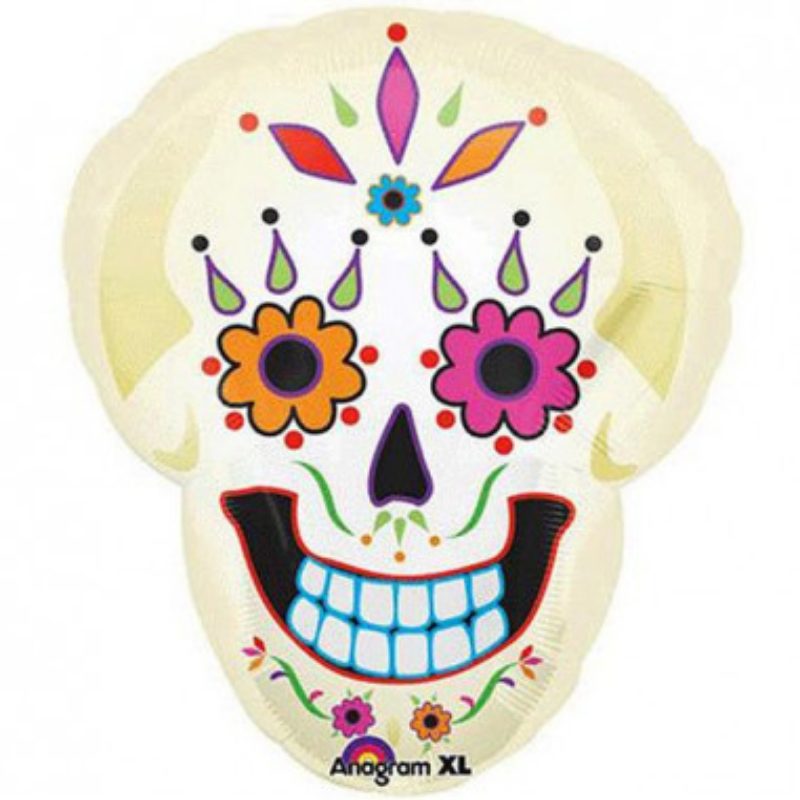 [AMS1471301] Luftballon Kopf Day of the Dead