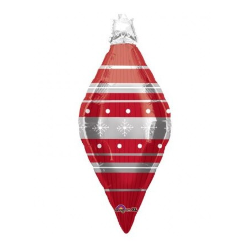 Ballon boule de noël rouge 94 cm