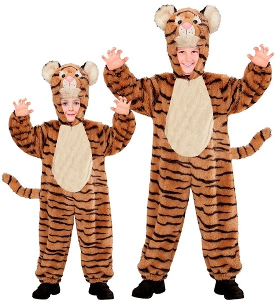 [WID98113] Orange Tiger Costume for Children