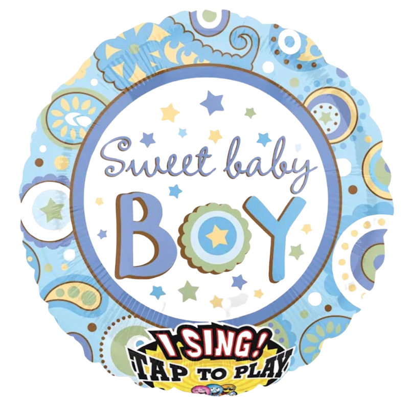 Ballon musical "Sweet baby Boy" 