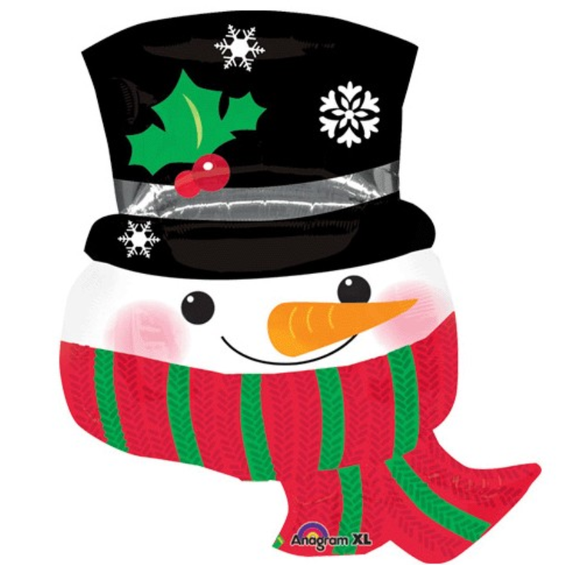 [AMS2278201] S/SHAPE; SNOWMAN WITH SCARF