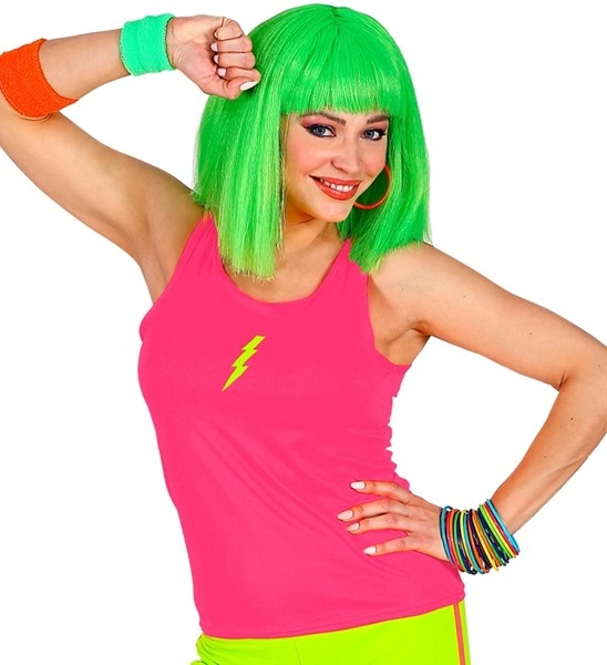 [WID01445] Neonpink Top - 80er