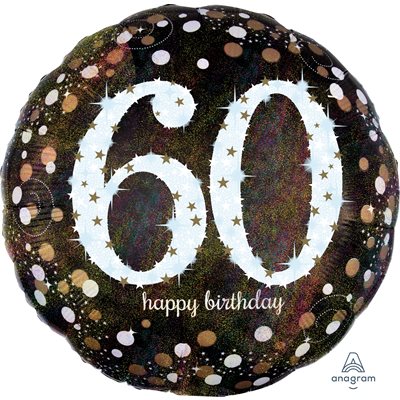 [AMS3213801] Jumbo Sparkling Birthday 60
