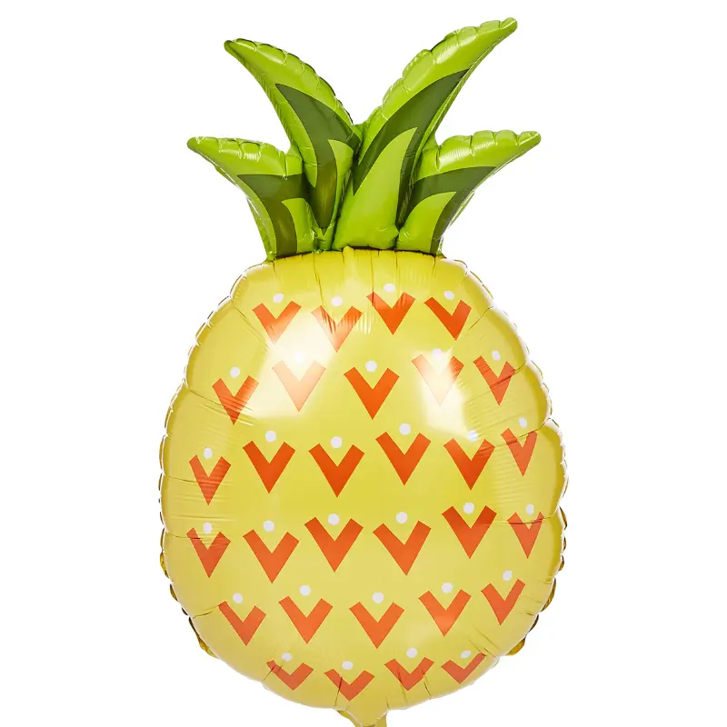 Ballon ananas aluminium 78x43 cm