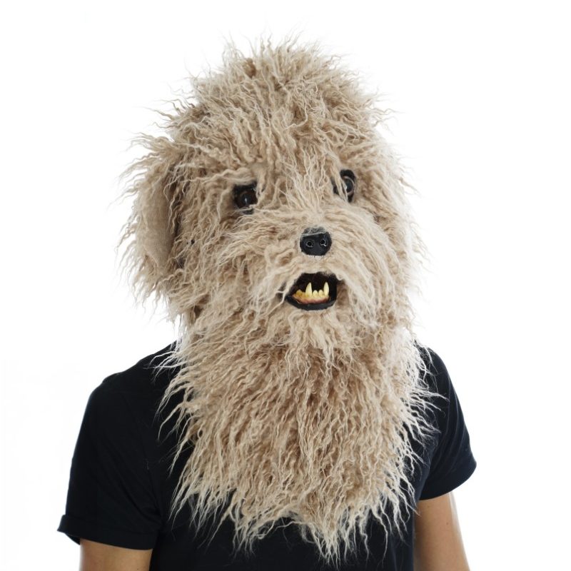 [CHA10650] Full Head Dog Mask with Moving Jaw