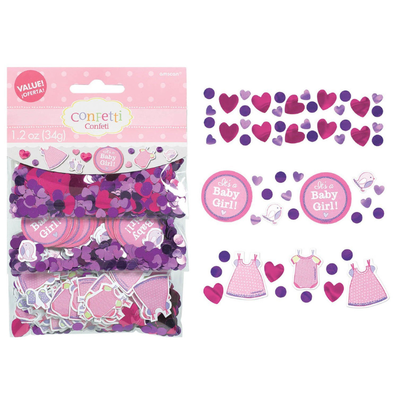 Confettis "It's a Baby Girl"