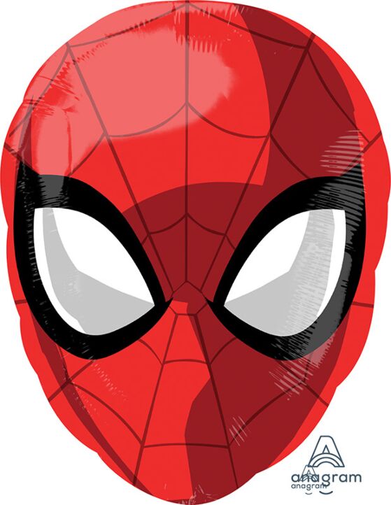 Ballon tête de Spiderman 43 cm