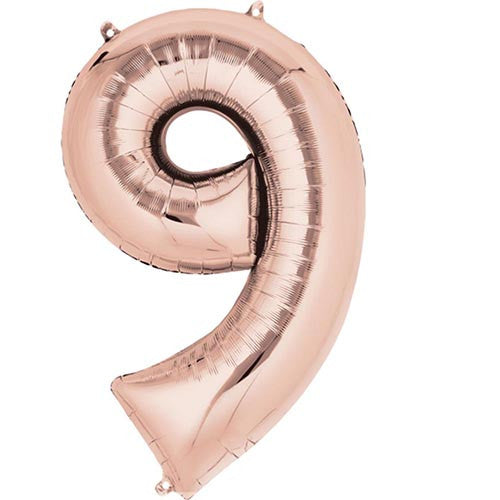 Chiffre 9 Rose Gold 86cm