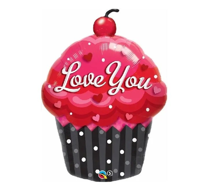 Ballon Cupcake "Love You"