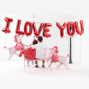 Guirlande en ballon "I LOVE YOU"