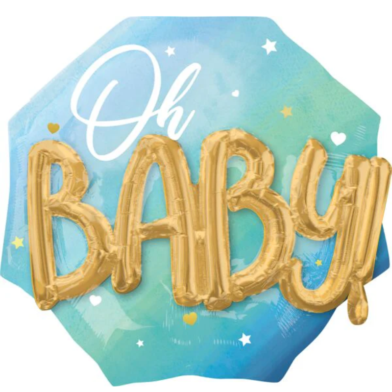 [AMS3973401] 3D Balloons - Baby Boy 71cm
