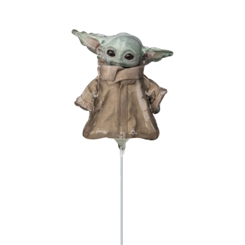 Ballon tige Baby Yoda - Star Wars