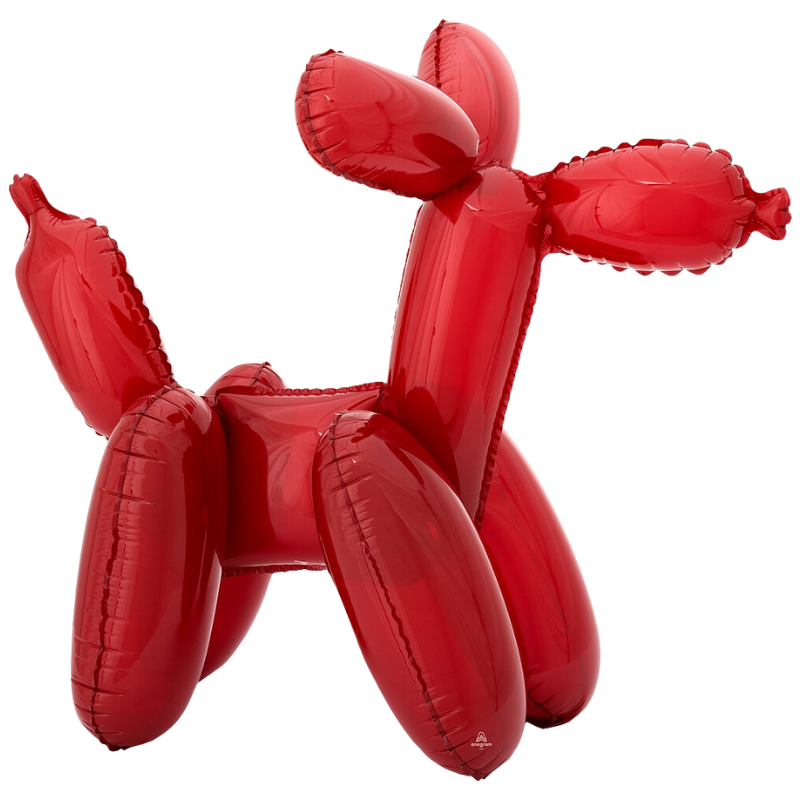 [AMS4236411] Ballon Chien Modeling Rouge
