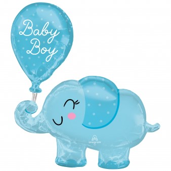 Ballon éléphant "baby boy"
