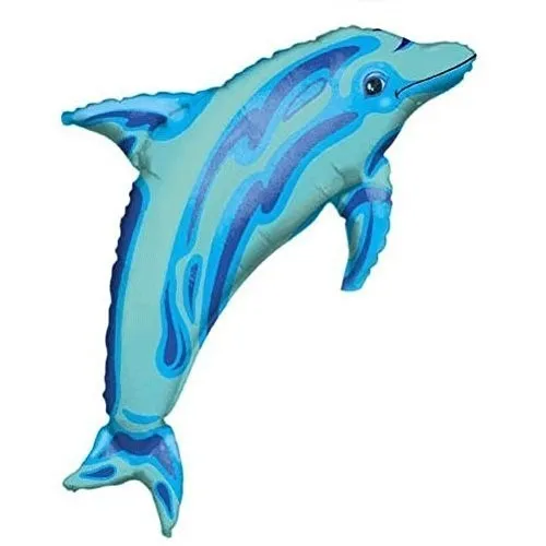 Ballon dauphin bleu 