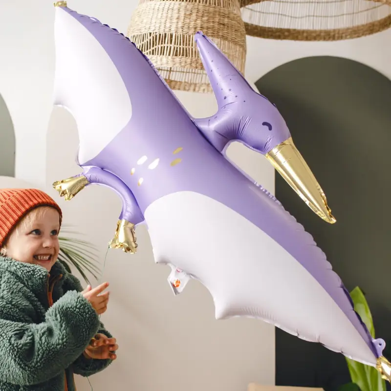 Ballon aluminium dinosaure Ptérodactyle