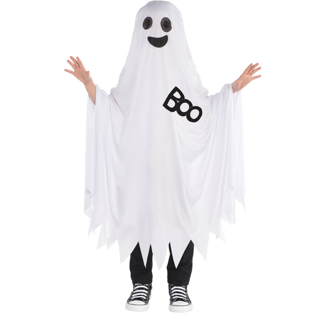[AMS848740-55] Child Costume Ghostcape Age 6 - 10 Years