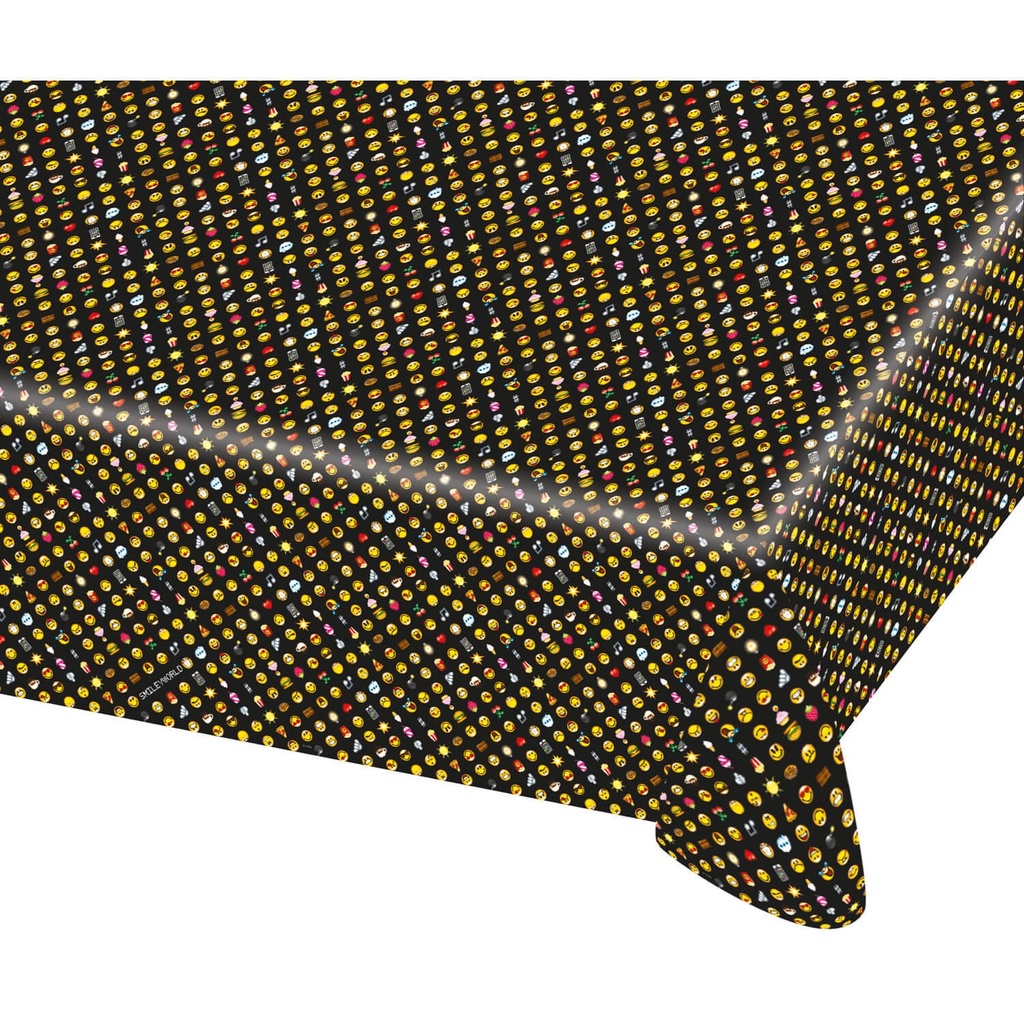 [AMS9901290] TISCHDECKE SMILEY-EMOTICONS