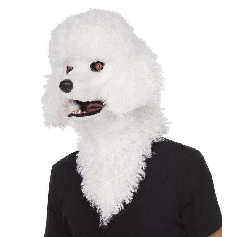 [MOM207511] Poodle Full Head Mask with Moving Mouth