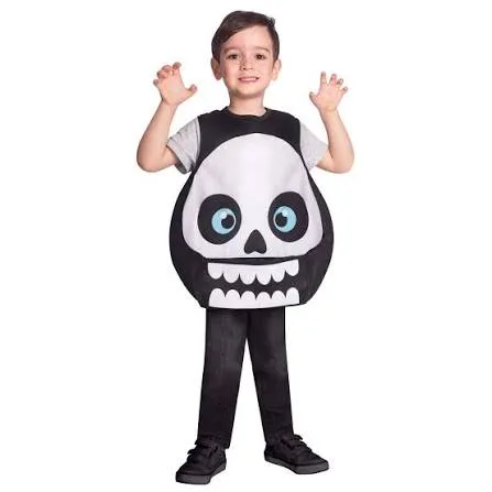 [AMS9907159] Tunique Enfant tête de Mort 4-6 ans
